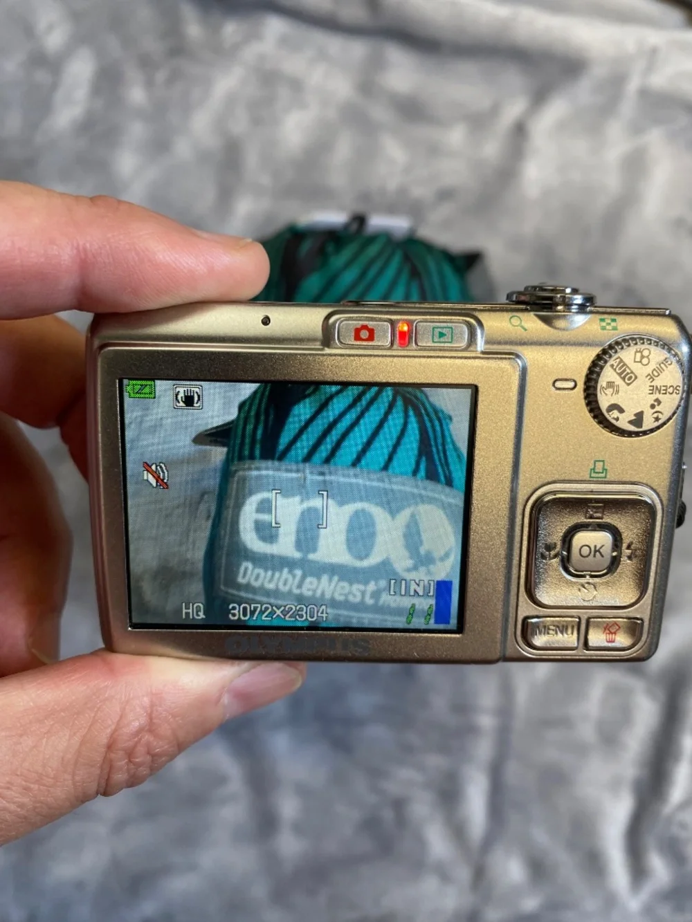 Olympus FE-230 Digital Camera with Box and Accessories- Super Slim Camera